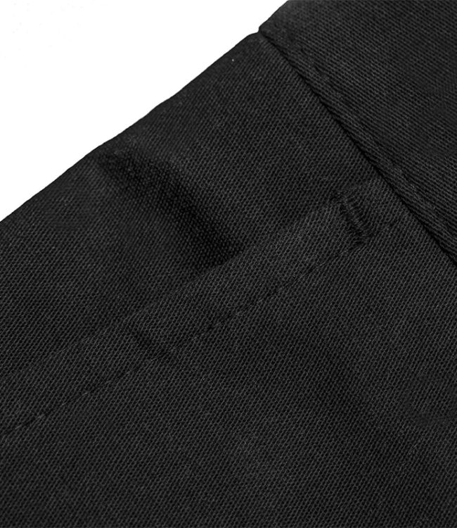 chinos pantalone nero particolare tasca americana