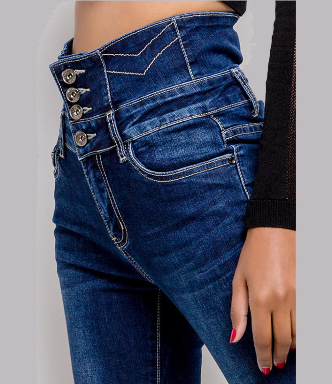 Luisaviaroma Donna Abbigliamento Pantaloni e jeans Jeans Jeans a vita alta Jeans Dritti Vita Alta Sabine In Denim 